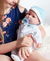 La Baby Caucasian 16" Soft Body Baby Doll Outfit