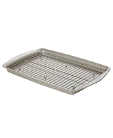 Rachael Ray Nonstick Jumbo 13" x 19" Cookie Pan with Roasting Rack