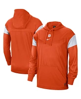 Men's Orange Clemson Tigers Sideline Jersey Pullover Hoodie