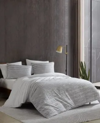 Closeout Kenneth Cole New York Abstract Stripe Comforter Set