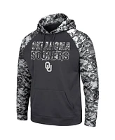 Men's Charcoal Oklahoma Sooners Oht Military-Inspired Appreciation Digital Camo Pullover Hoodie