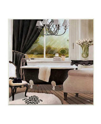 Stupell Industries Beautiful Bathroom Designer Pink Painting Wall Plaque Art, 12" x 12"