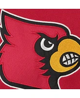 Big Boys Red Louisville Cardinals Logo Pullover Hoodie