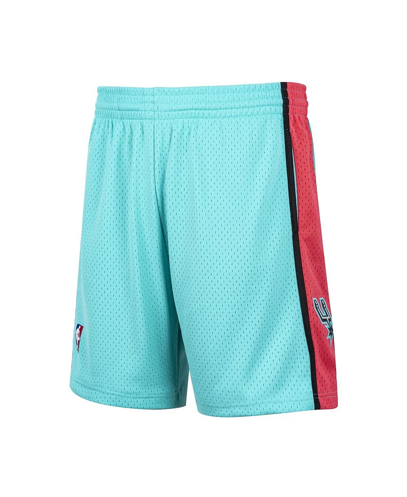 Men's Blue San Antonio Spurs Hardwood Classic Reload Swingman Shorts