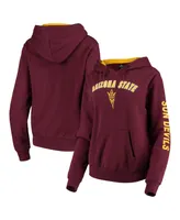 Women's Maroon Arizona State Sun Devils Loud and Proud Pullover Hoodie