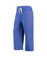 Women's Junk Food Royal New England Patriots Cropped Pants