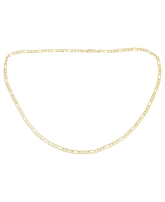 Diamond Accent Figaro Chain Necklace