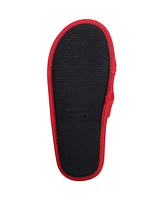 Women's Foco Chicago Blackhawks Script Cross Slide Slippers