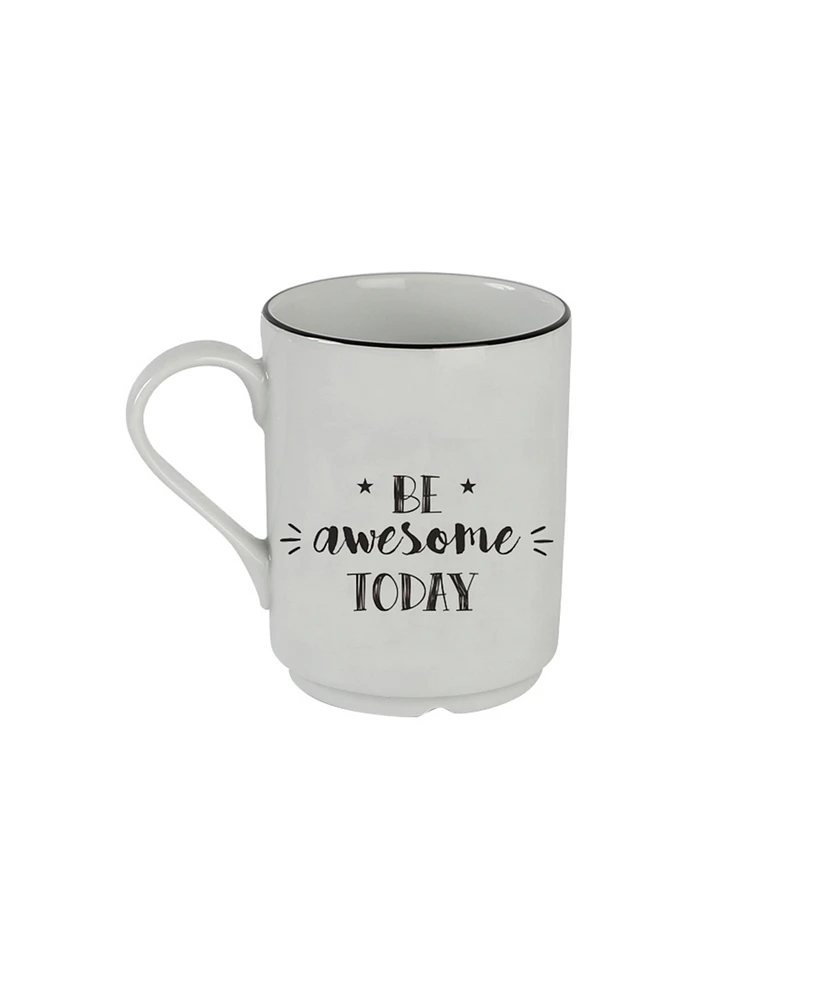 Be Happy 4-Piece Mug Set