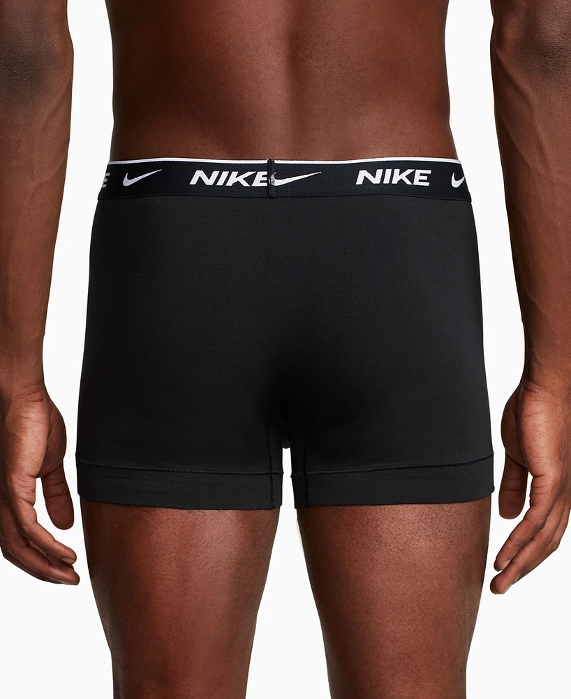 Nike Men's 3-Pack Dri-fit Essential Cotton Stretch Trunk