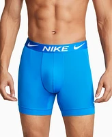 Nike Men's 3-Pack Dri-fit Essential Micro Long Boxer Briefs