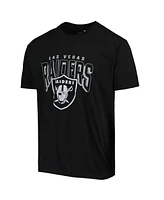 Men's Junk Food Black Las Vegas Raiders Bold Logo T-shirt