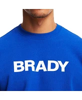 Men's Brady Blue Wordmark Pullover Sweatshirt