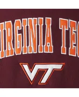 Big Boys Colosseum Maroon Virginia Tech Hokies 2-Hit Team Pullover Hoodie