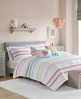 Intelligent Design Haisley Chenille Trim -Pc. Duvet Cover Set