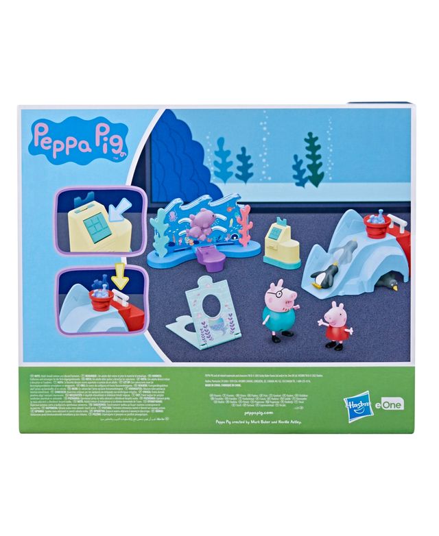 Peppa Aquarium Adventure Play Set, 8 Piece