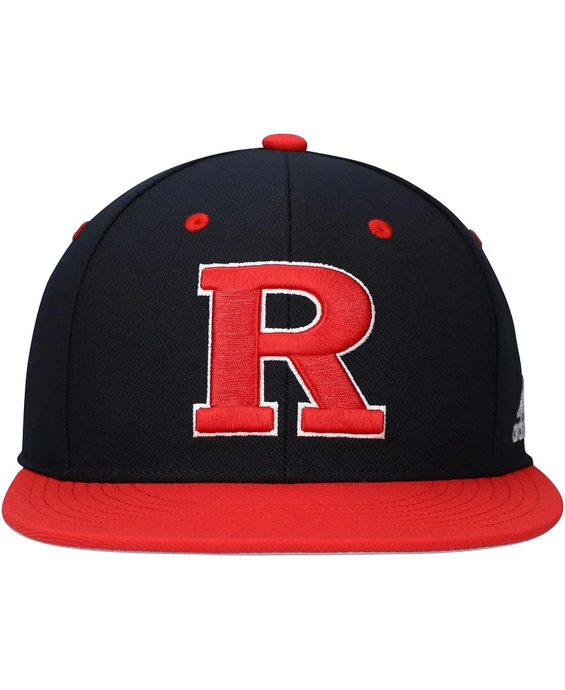 Men's Black Rutgers Scarlet Knights On-Field Baseball Fitted Hat