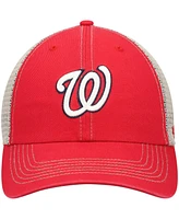 Men's '47 Red Washington Nationals Trawler Clean Up Trucker Snapback Hat