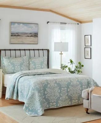 Laura Ashley Rowland Cotton Reversible Quilt Sets