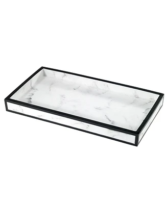 Avanti Jasper Framed Marble-look Resin Bathroom Tray
