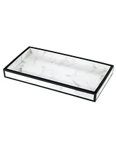 Avanti Jasper Framed Marble-look Resin Bathroom Tray
