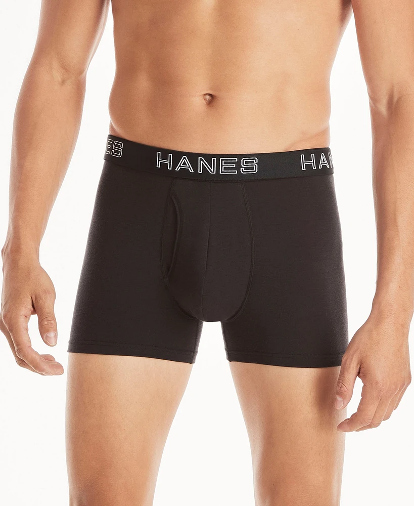 Hanes Men's 4-Pk. Ultimate ComfortFlex Fit Total Support Pouch Trunks