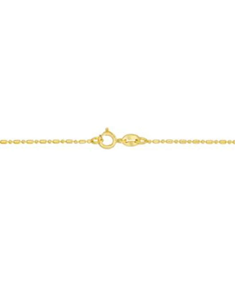 14k Gold Necklace 18 24 Dot Dash Chain