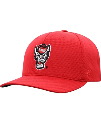 Men's Top of The World Red Nc State Wolfpack Reflex Logo Flex Hat