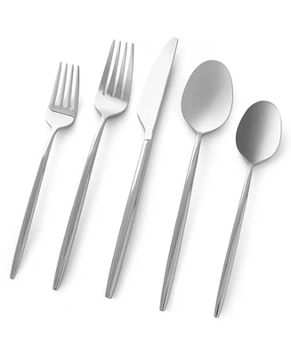 Cambridge Silversmiths Gaze Mirror 20-Piece Flatware Set, Service for 4