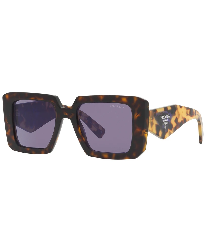 Prada Low Bridge Square Women's Sunglasses, Pr 23YSF