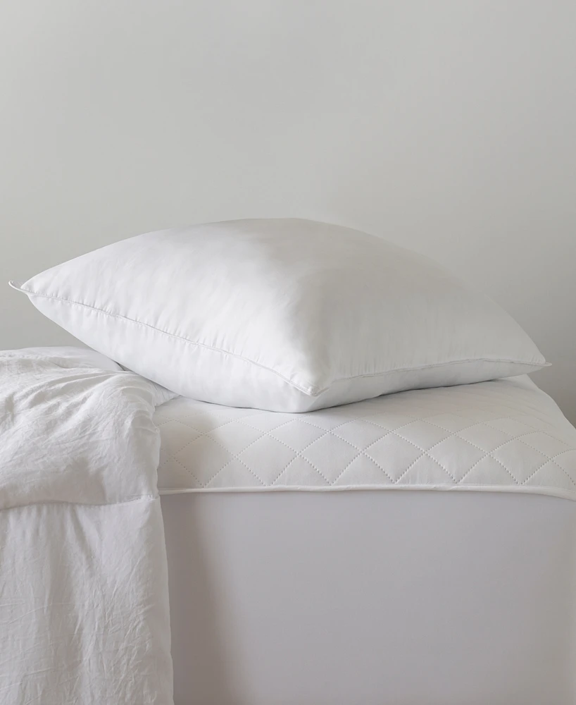 Ella Jayne Signature Plush Allergy-Resistant Soft Density Stomach Sleeper Down Alternative Pillow, King