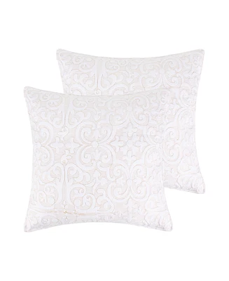 Levtex Sherbourne Quilted Stitch 2-Pc. Sham Set, European