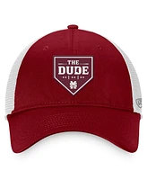 Men's Top of the World Maroon Mississippi State Bulldogs The Dude Home Plate Snapback Trucker Hat