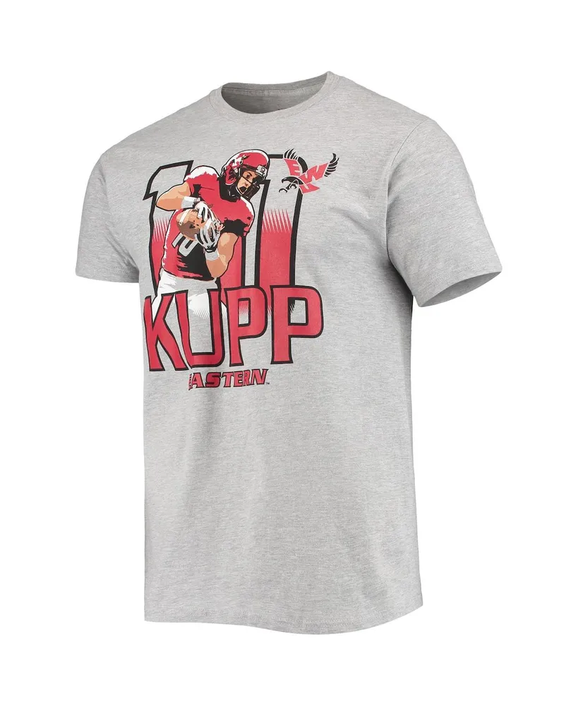 Men's Original Retro Brand Cooper Kupp Heathered Gray Eastern Washington Eagles Player T-shirt
