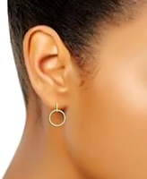 Giani Bernini Cubic Zirconia Circle Drop Earrings, Created for Macy's