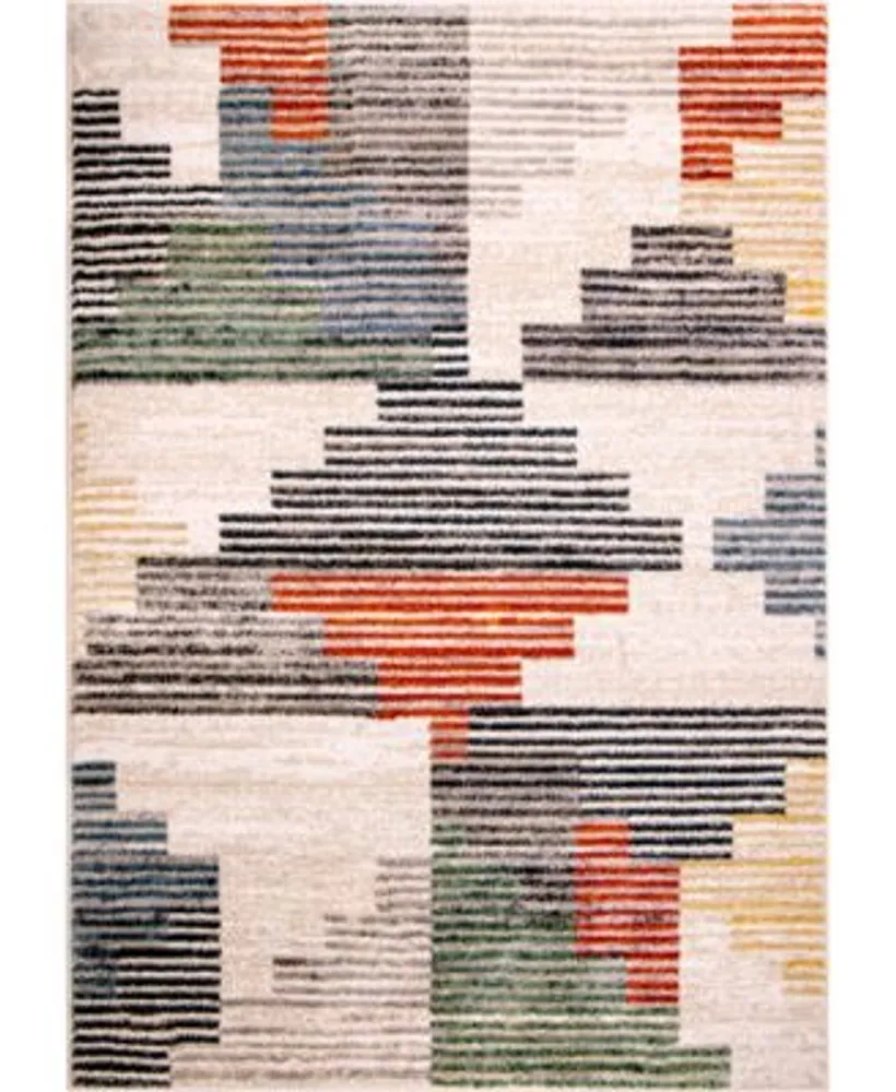 Closeout Gemstone Deco Blocks Area Rug