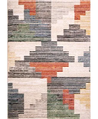 Closeout Gemstone Deco Blocks Area Rug