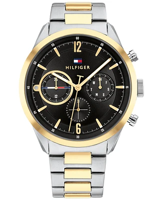 Tommy Hilfiger Men's Two-Tone Stainless Steel Bracelet Watch 44mm