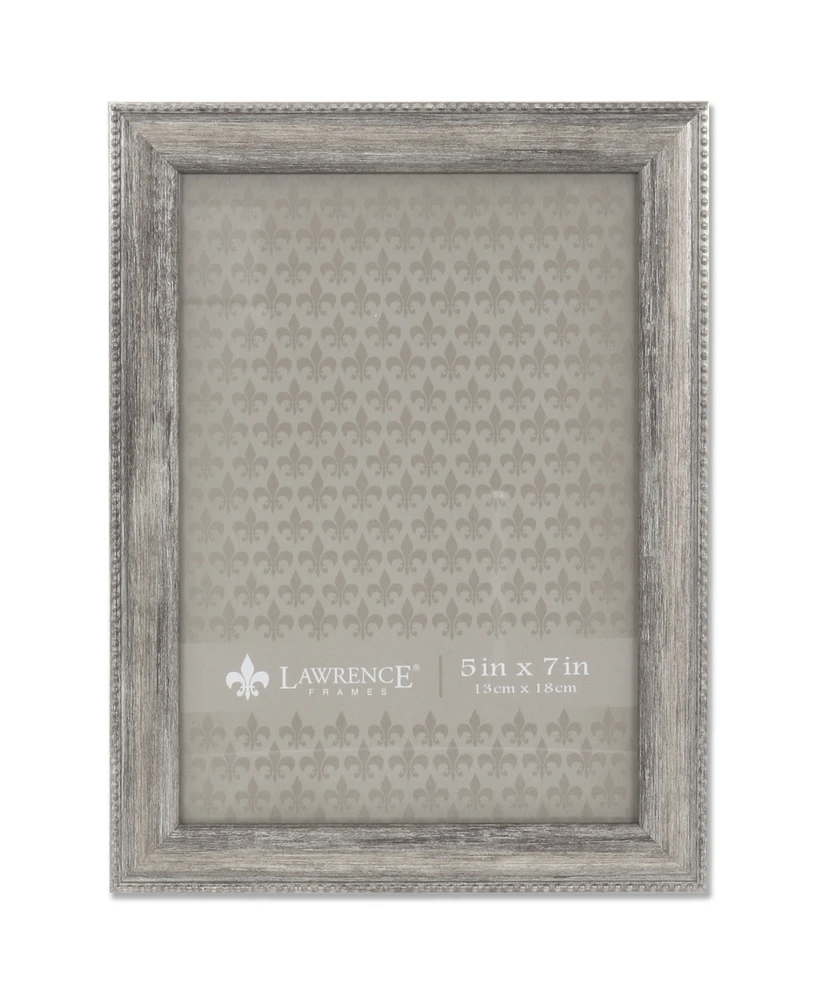 Classic Bead Border Burnished Picture Frame, 5" x 7"