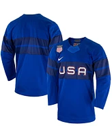 Men's Nike Royal Team Usa Hockey 2022 Winter Olympics Collection Jersey