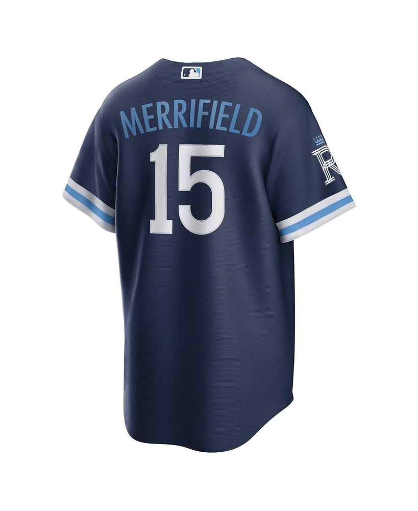 Men's Nike Navy Kansas City Royals Connect Replica Player Jersey