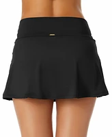 Anne Cole Solid Soft Band Rock Swim Skort