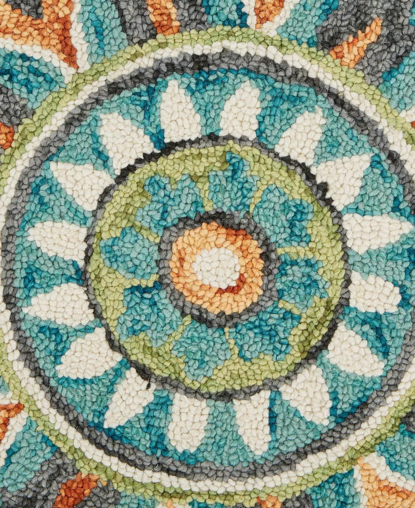 Lr Home Radiance Rdc-085 4' x 4' Round Area Rug