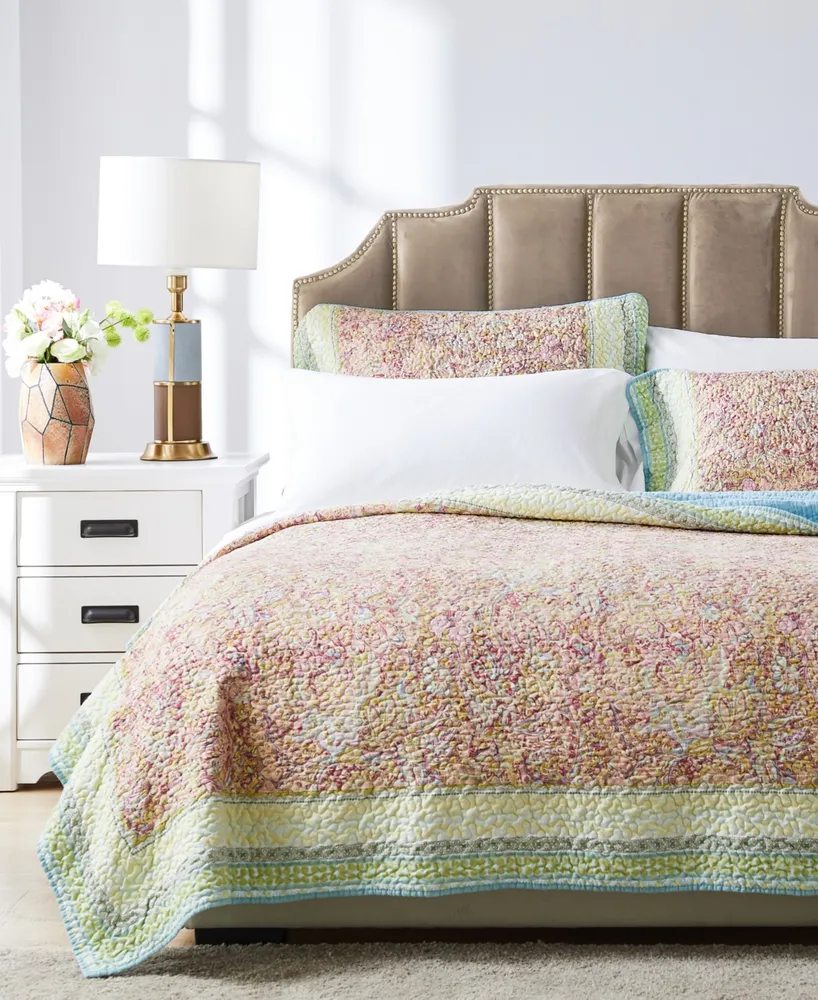Greenland Home Fashions Palisades Pastel 3-Pc. Quilt Set