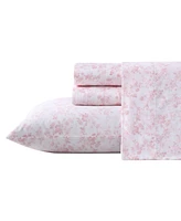 Closeout! Laura Ashley 300 Thread Count Cotton Sateen -Pc. Sheet Set