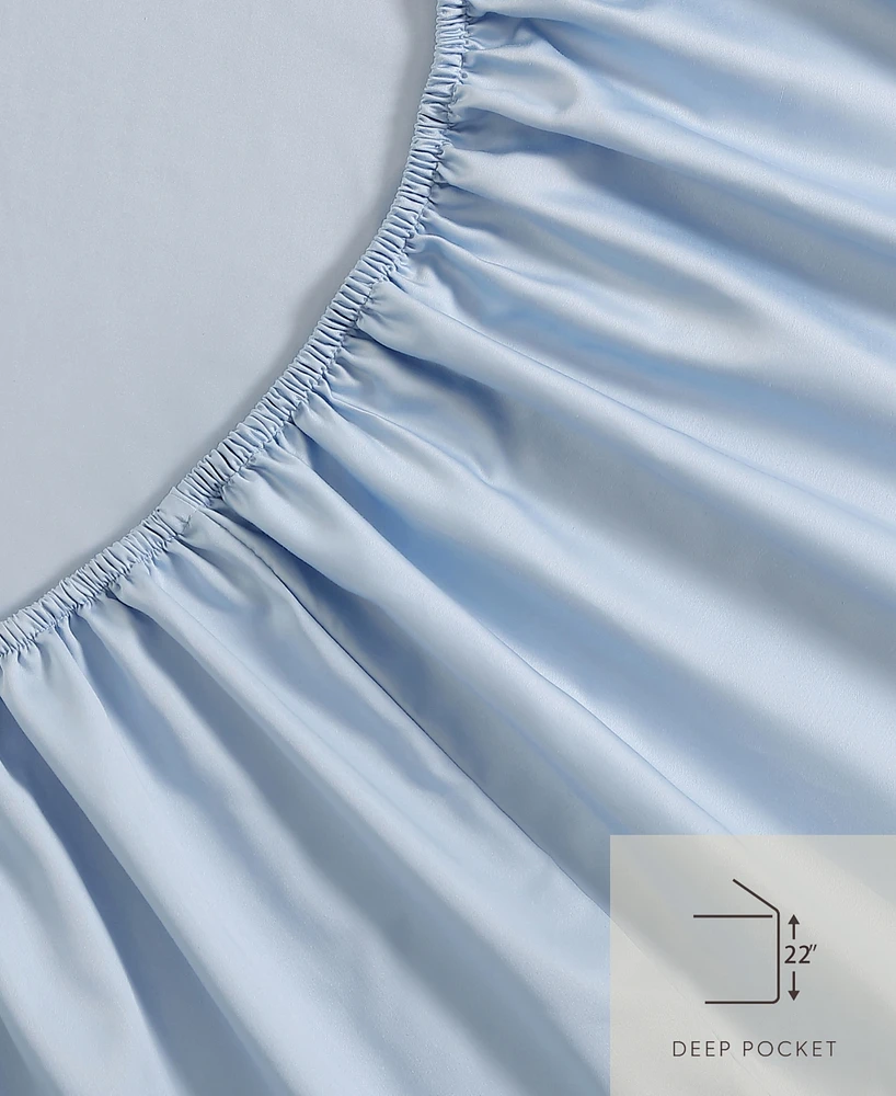 Closeout! Laura Ashley 800 Thread Count Cotton Sateen Blend 4-Pc. Sheet Set