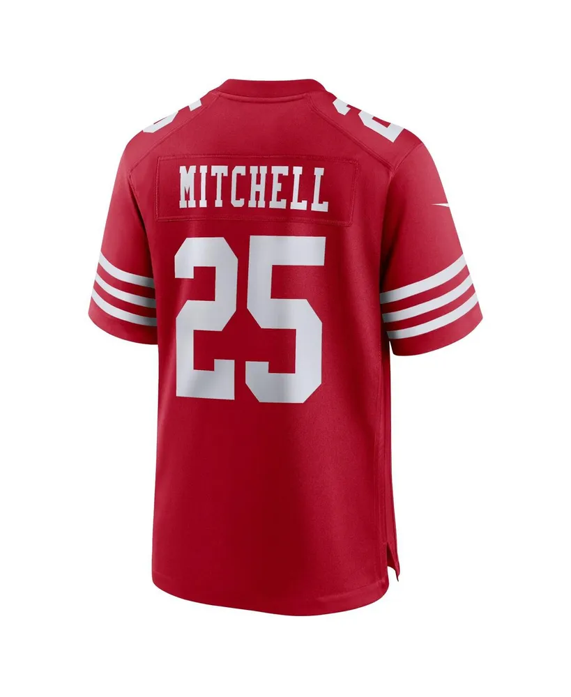 Nike Men's Elijah Mitchell San Francisco 49Ers Team Player Game Jersey