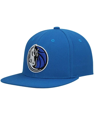 Men's Mitchell & Ness Blue Dallas Mavericks Ground 2.0 Snapback Hat