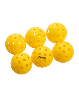 Champion Sports Recreational Outdoor Pickle Ball Set, Pack of 6
