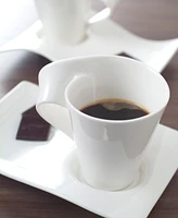 Villeroy & Boch New Wave Caffe Coffee Mugs & Saucers Gift Set, Service for 2